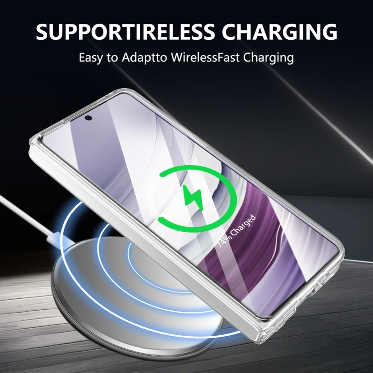 Funda para Teléfono Huawei Mate X5 Lce Folding Series con PC Transparente Integrada Magsafe (Naranja)