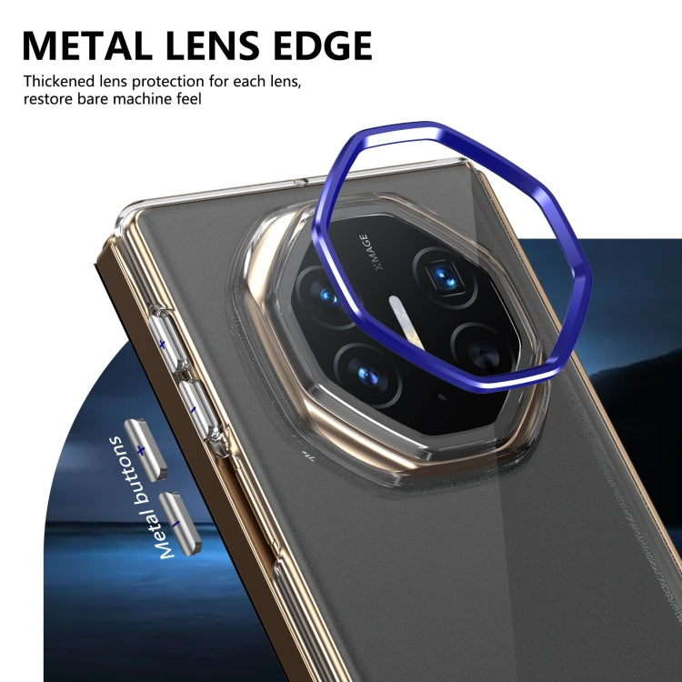 Funda de PC Transparente Integrada Huawei Mate Xt Ultimate Design Serie Plegable (Azul Real)