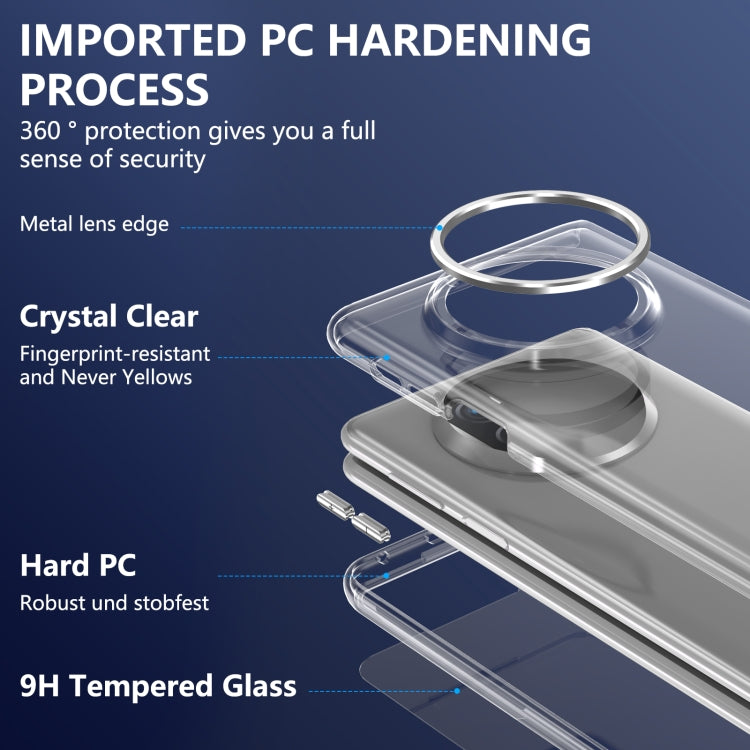 Funda Transparente Huawei Mate X3 Serie Plegable Lce (Plateada)