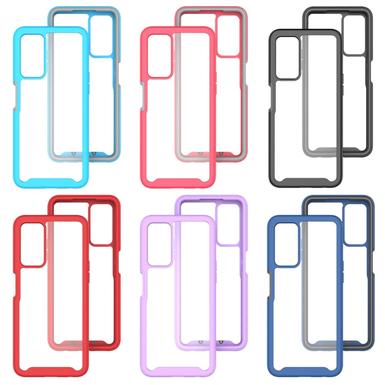 Funda para Teléfono T-Mobile Revvl V+ 5G TPU Transparente Antigolpes (Rosa)