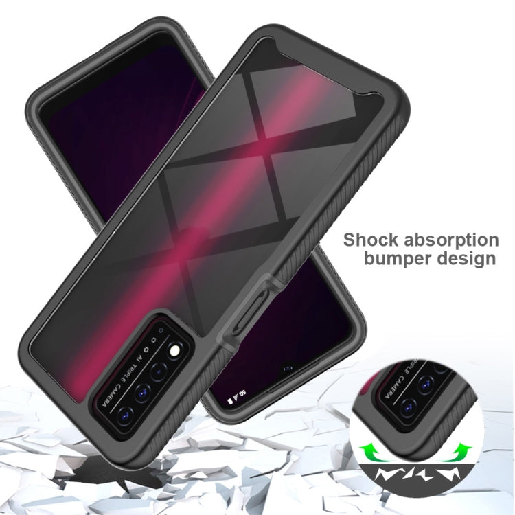 Funda para Teléfono T-Mobile Revvl V+ 5G TPU Transparente Antigolpes (Rosa)