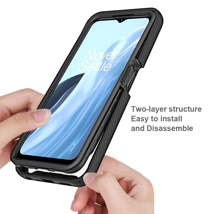 Funda TPU Transparente a Prueba de Golpes con Diseño Cielo Estrellado para OnePlus Nord N300 (Azul Cielo)
