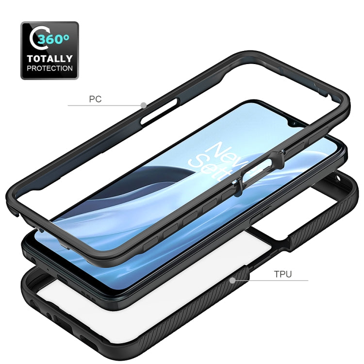 Funda TPU Transparente a Prueba de Golpes con Diseño Cielo Estrellado para OnePlus Nord N300 (Azul Cielo)