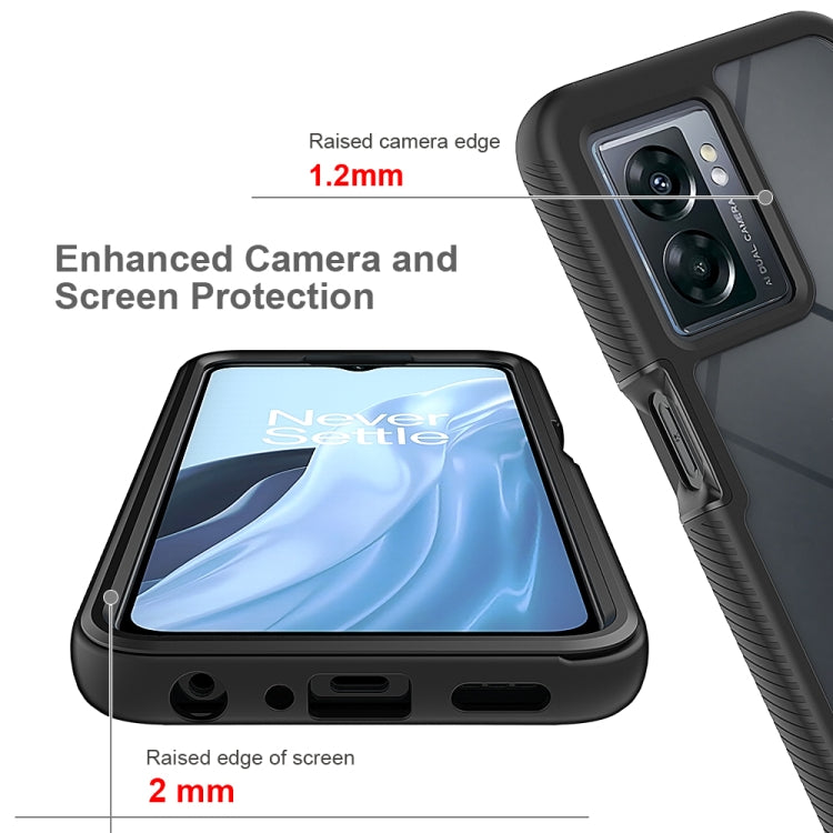 Funda TPU Transparente a Prueba de Golpes con Diseño Cielo Estrellado para OnePlus Nord N300 (Azul Cielo)