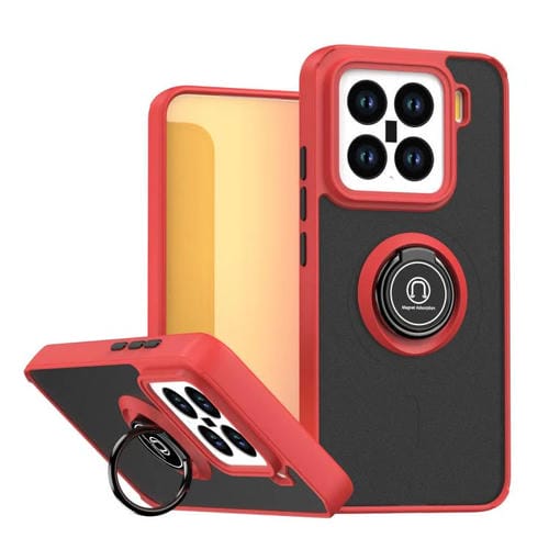 Funda de TPU + PC con anillo para Xiaomi 15 Q Shadow 1 Series (roja)