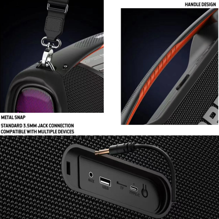 Altavoz Bluetooth Hopestar A60 Portátil Para Exteriores 100 W Resistente Agua IPX6 Con Micrófono (Camuflaje)