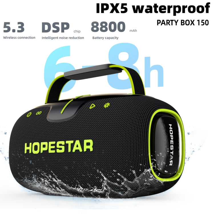 Altavoz Bluetooth Portátil Hopestar Party Box 150 40 W Resistente Agua IPX5 (Verde Oscuro)