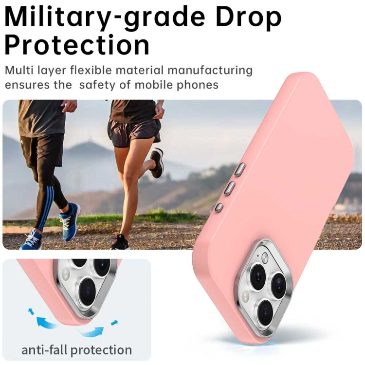 Funda para Teléfono iPhone 16 Pro Max a Prueba de Golpes Serie Colorida (Rosa)
