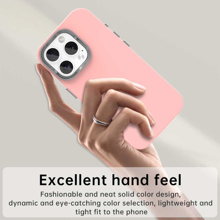 Funda para Teléfono iPhone 16 Pro Max a Prueba de Golpes Serie Colorida (Rosa)