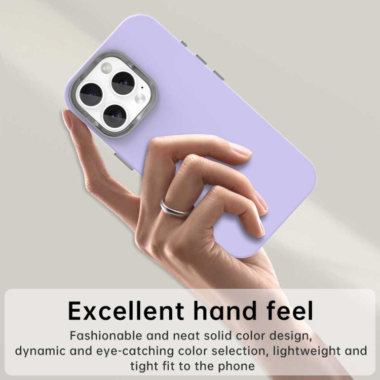 Funda para Teléfono iPhone 16 Pro Serie Colorida a Prueba de Golpes (Morada)