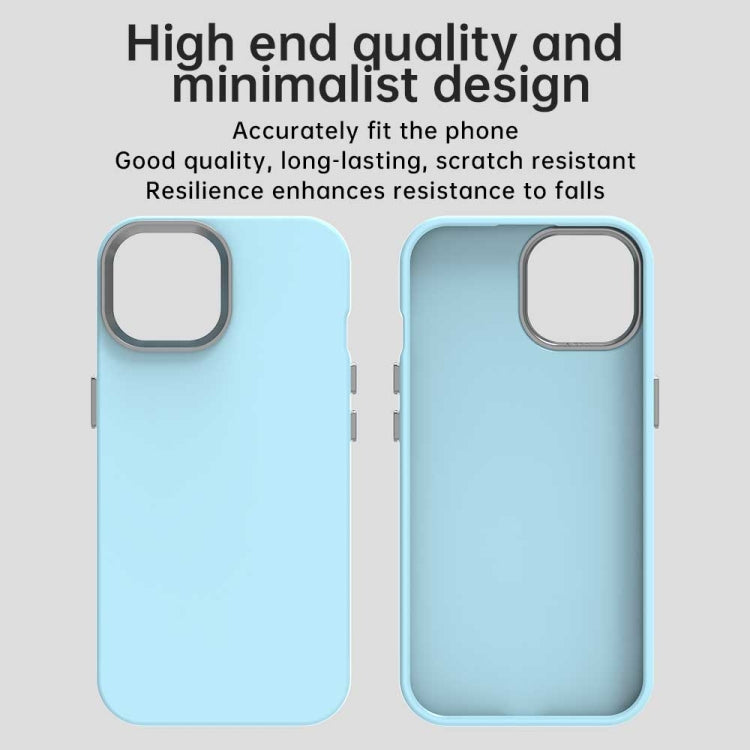 Funda para Teléfono iPhone 15 Plus a Prueba de Golpes Serie Colorida (Azul)