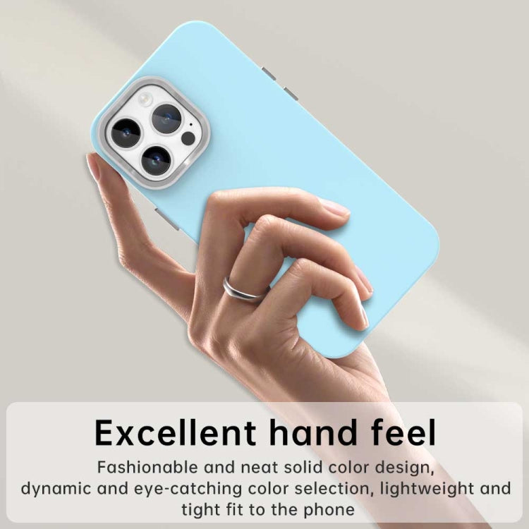Funda para Teléfono iPhone 14 Pro Max a Prueba de Golpes Serie Colorida (Azul)