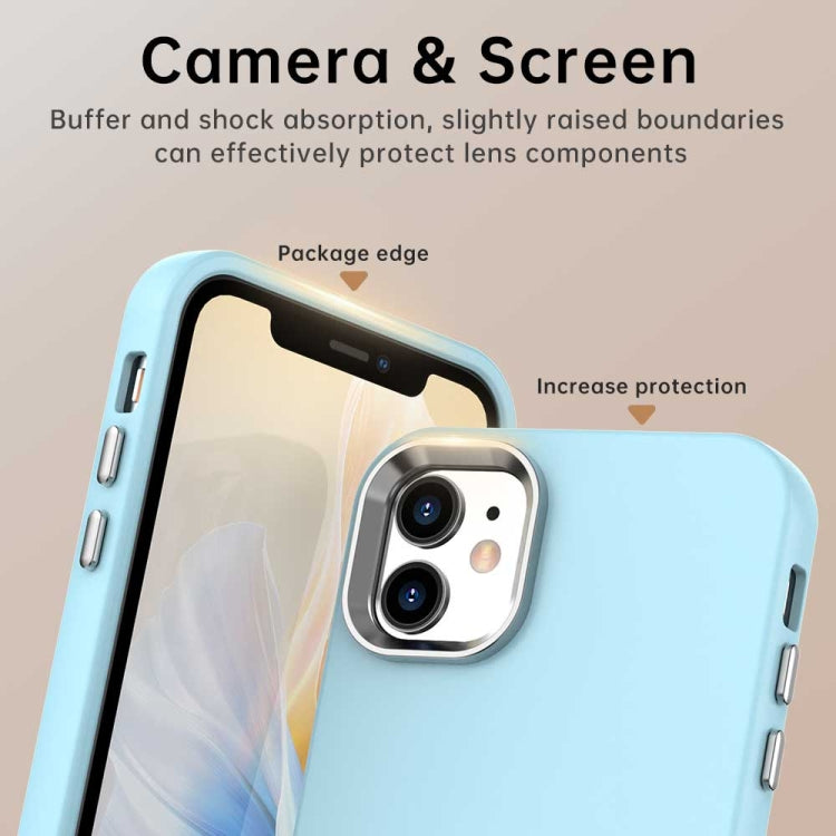 Funda para Teléfono iPhone 11 a Prueba de Golpes Serie Colorida (Azul)