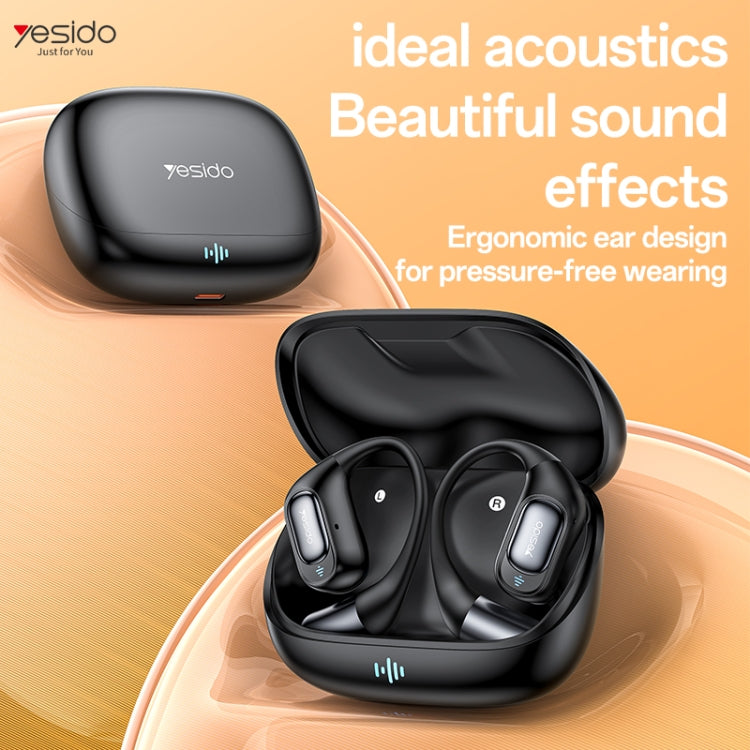 Auricular Bluetooth Yesido Ysp23 Reducción De Ruido Dual Anc Enc Oído Abierto (Negro)