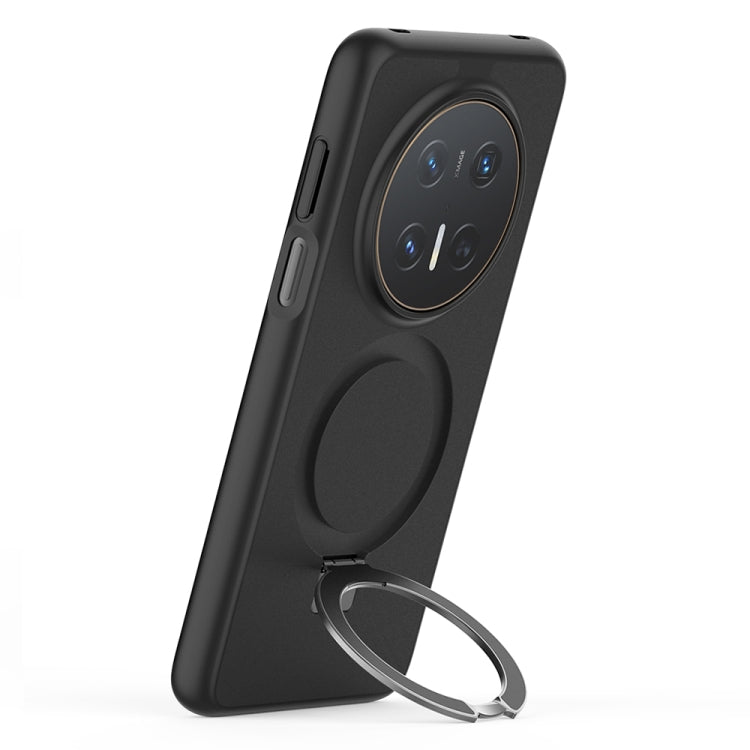 Funda para Teléfono Huawei Mate 70 con Soporte Redondo (Negra)