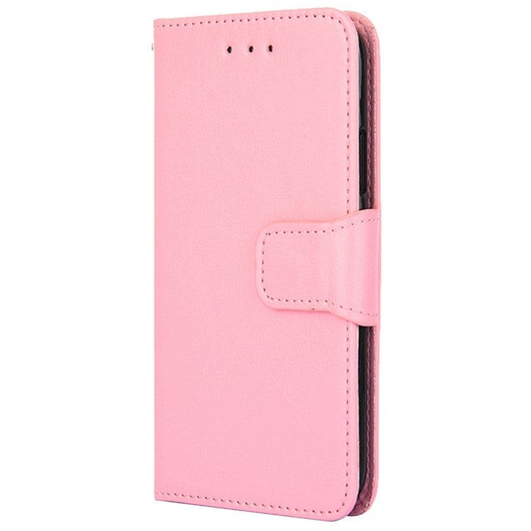 Funda de Cuero Textura de Cristal para Sony Xperia 10 Vi (Rosa)