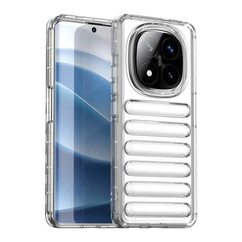 Funda para Teléfono Imd de Color Caramelo de la Serie Capsule para Redmi Note 14 Pro+ 5G (Transparente)
