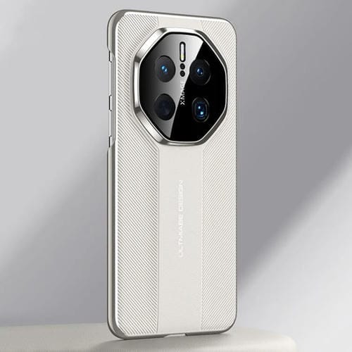 Funda Piel Sintética Huawei Mate 50 Pro Diseño Última Moda (Blanca)