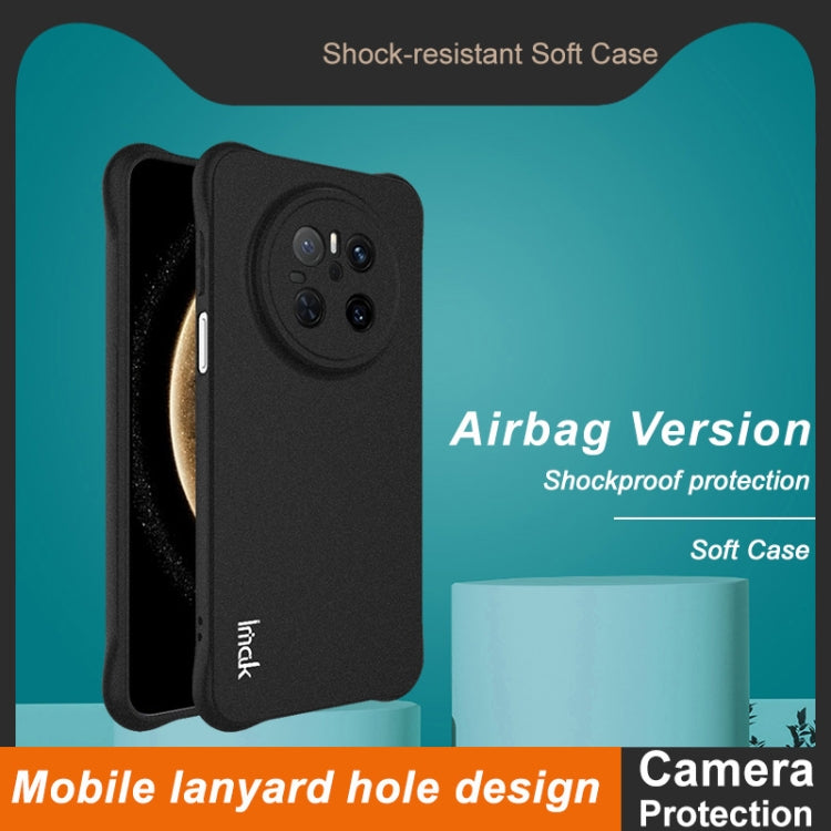 Funda TPU a Prueba de Golpes con Airbag para Huawei Mate 70 Imak (Negro Mate)