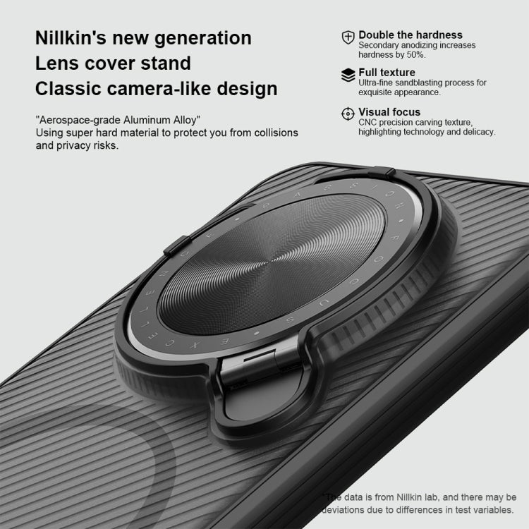 Funda para Teléfono Nillkin Camshield Prop Magsafe con Soporte Magnético para Huawei Mate 70 (Negra)