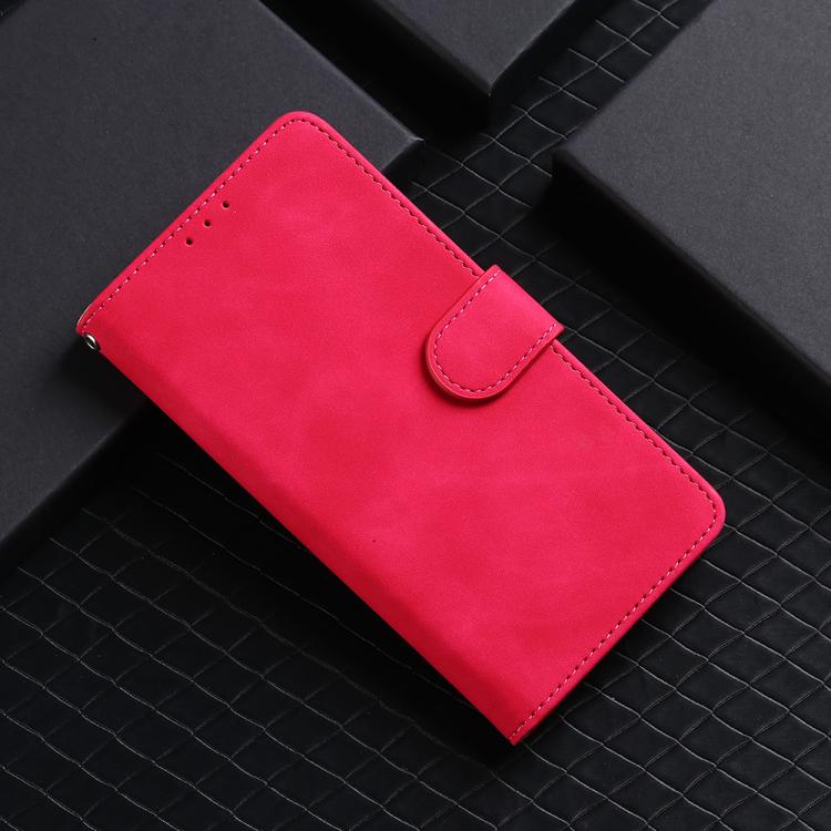Funda de Cuero con Tapa Magnética Cubot A10 Skin Feel (Rosa Rojo)