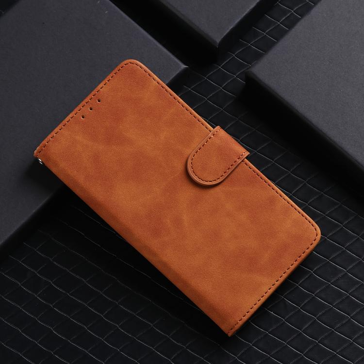 Funda de Cuero para Cubot A10 con Tapa Magnética y Tacto Agradable (Marrón)