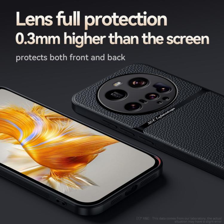 Funda magnética de cuero Litchi Ultra para Xiaomi 15, con cobertura total, a prueba de golpes (verde)