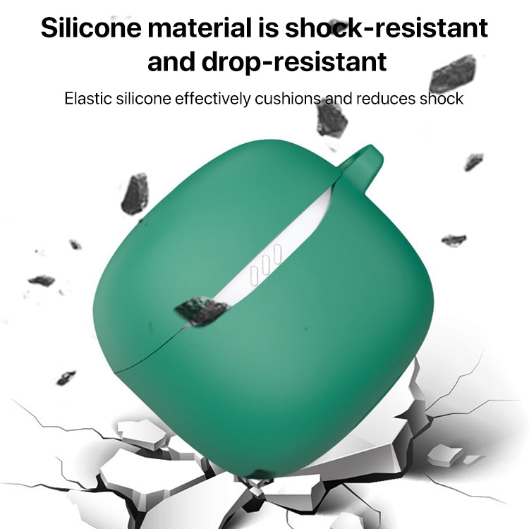 Funda Protectora de Silicona para Auriculares Bluetooth JBL Tuneflex 2 (Verde Oscuro)
