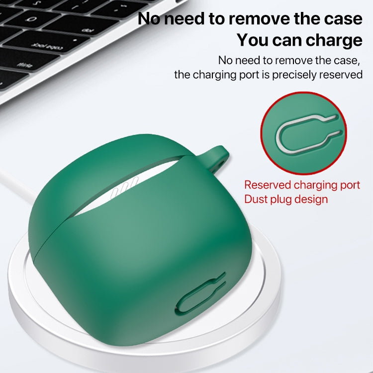 Funda Protectora de Silicona para Auriculares Bluetooth JBL Tuneflex 2 (Verde Oscuro)
