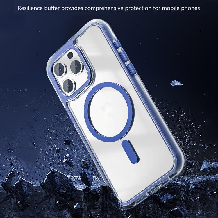 Funda híbrida TPU y Acrílico iPhone 14 Pro a prueba de golpes con Airbag y Magsafe (Naranja)