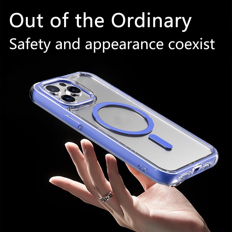 Funda híbrida TPU y Acrílico iPhone 14 Pro a prueba de golpes con Airbag y Magsafe (Naranja)