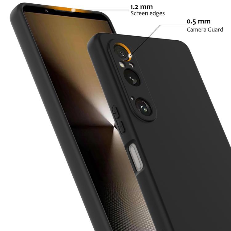 Funda de Silicona a Prueba de Golpes Magsafe para Sony Xperia 1 Vi (Negra)