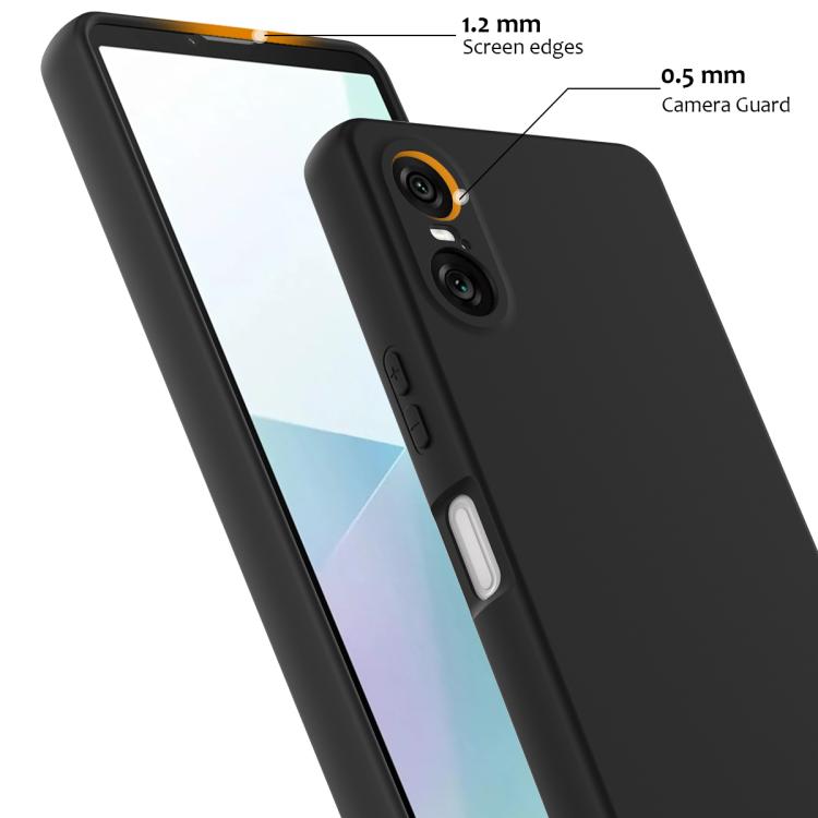 Funda de Silicona a Prueba de Golpes Magsafe para Sony Xperia 10 Vi (Negra)