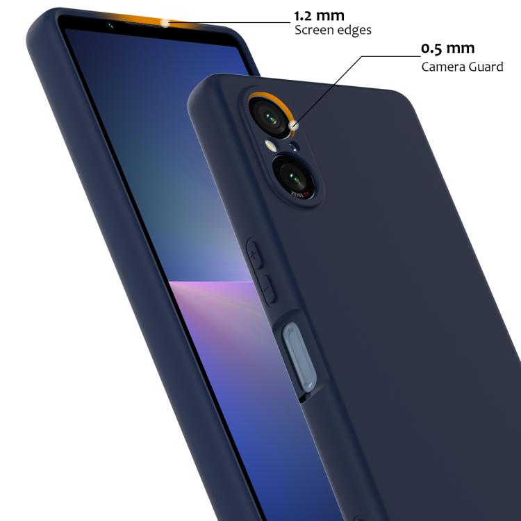Funda Silicona a Prueba de Golpes Magsafe para Sony Xperia 5 V (Azul Marino)