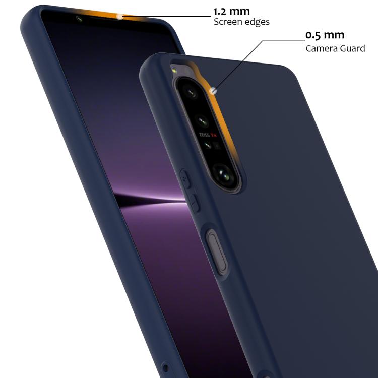 Funda de Silicona Magsafe para Sony Xperia 1 IV a Prueba de Golpes (Azul Marino)