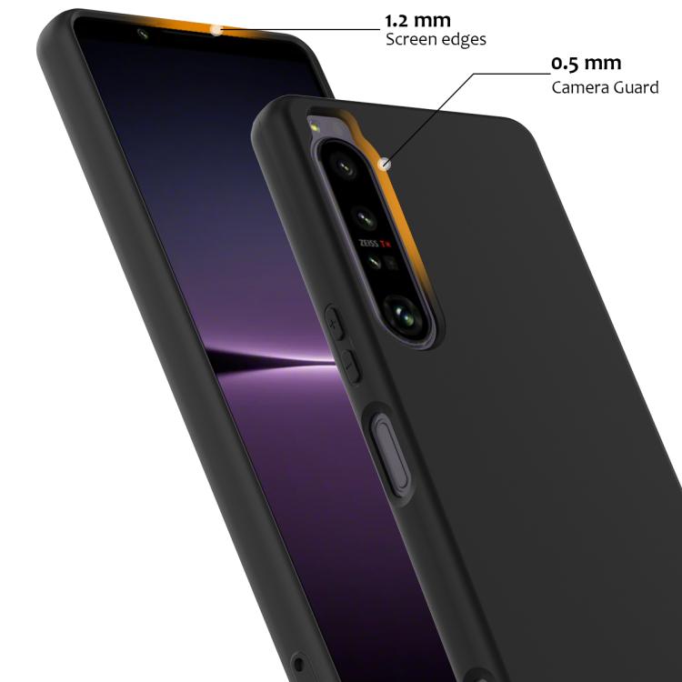 Funda de Silicona Magsafe para Sony Xperia 1 IV a Prueba de Golpes (Negra)