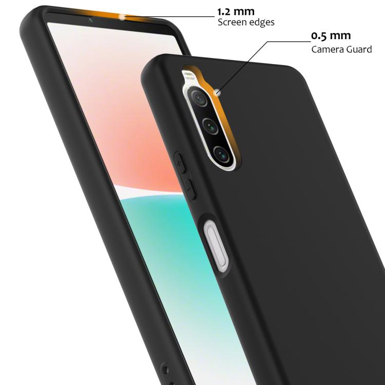 Funda silicona a prueba de golpes Magsafe Sony Xperia 10 IV (Negra)