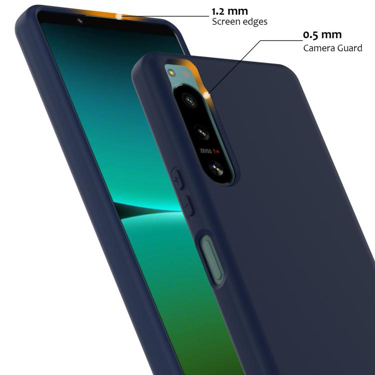 Funda de Silicona a Prueba de Golpes Magsafe para Sony Xperia 5 Iv (Azul Marino)