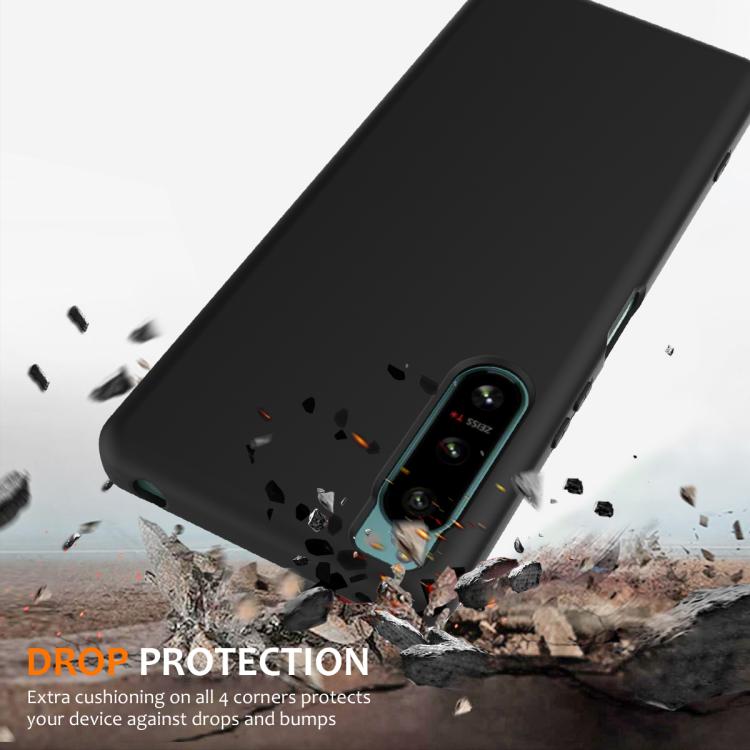 Funda silicona a prueba de golpes Magsafe para Sony Xperia 5 IV (Negra)