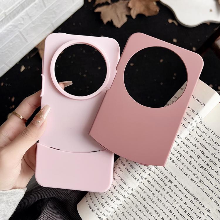 Funda híbrida TPU y PC para Huawei Mate 70 Pro+ 2 en 1 con contraste de color (Negro y Gris)