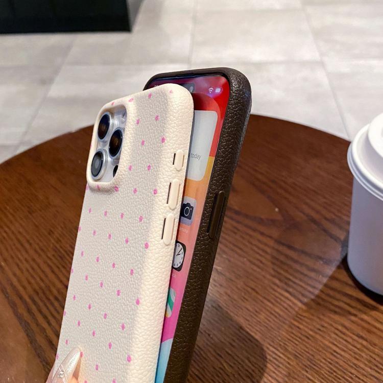 Funda de Silicona Dopamine para iPhone 11 Pro Max con Lunares (Azul)