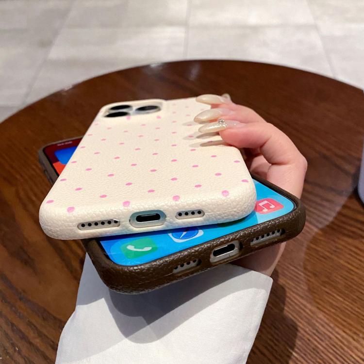 Funda de Silicona Dopamine para iPhone 11 Pro Max con Lunares (Azul)