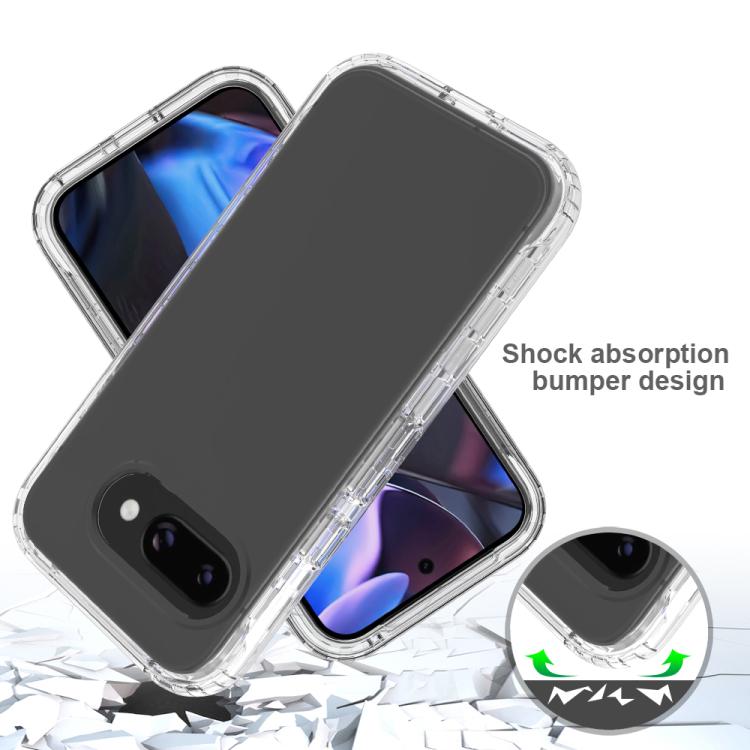 Funda PC + TPU Transparente Degradado a Prueba de Golpes para Google Pixel 9A (Azul)