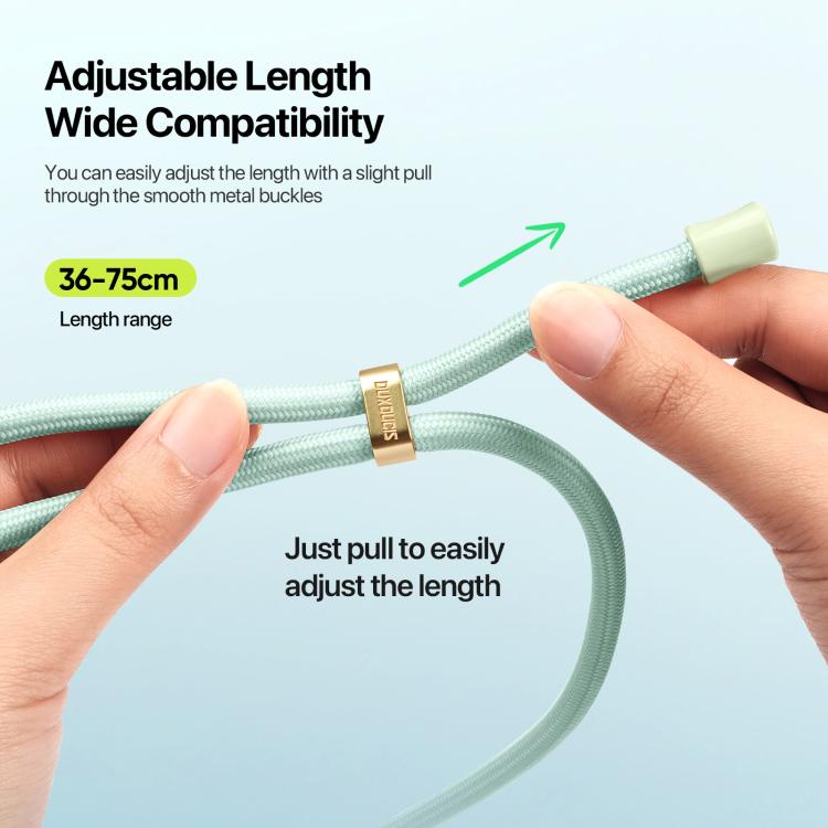 Cordón Ajustable para Teléfono Dux Ducis Serie Garden Diseño Mosaicos (Verde Claro)