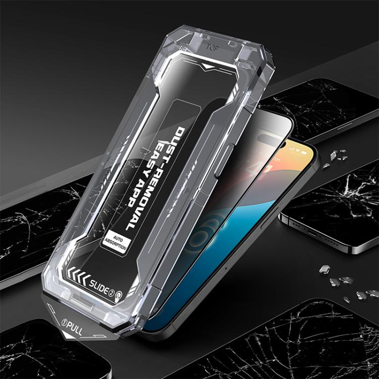 Película de Vidrio Templado Privacidad para iPhone 12 Pro Max Fácil Instalación