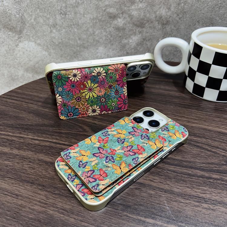 Funda para iPhone 15 Pro Max Denior D24 Paint con Ranura para Tarjeta Magsafe (Verde)