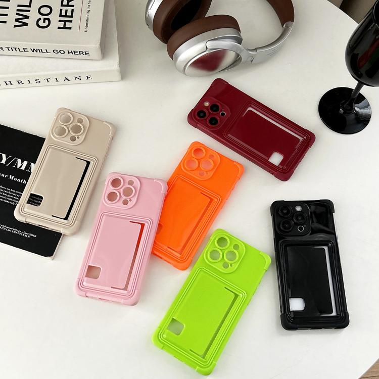 Funda TPU con Ranura para Tarjeta Lateral iPhone 11 Pro Max (Blanca)