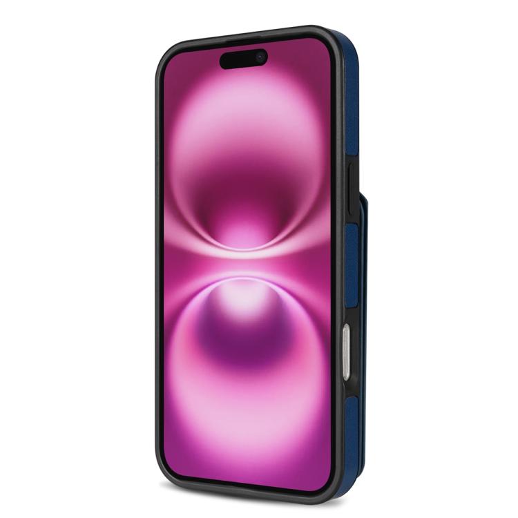 Funda para Teléfono Magsafe iPhone 16 Plus con Tarjetero Desmontable (Azul)