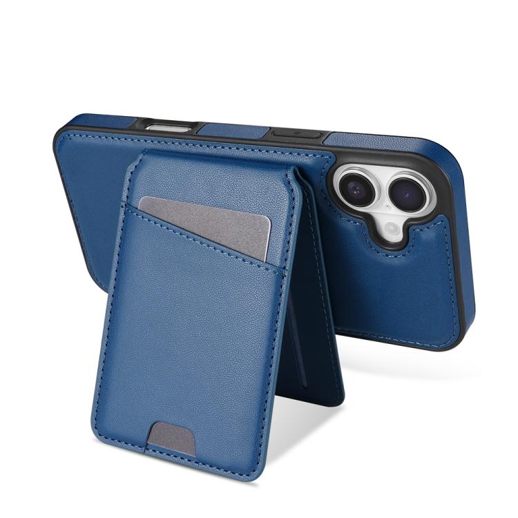 Funda para Teléfono Magsafe iPhone 16 Plus con Tarjetero Desmontable (Azul)
