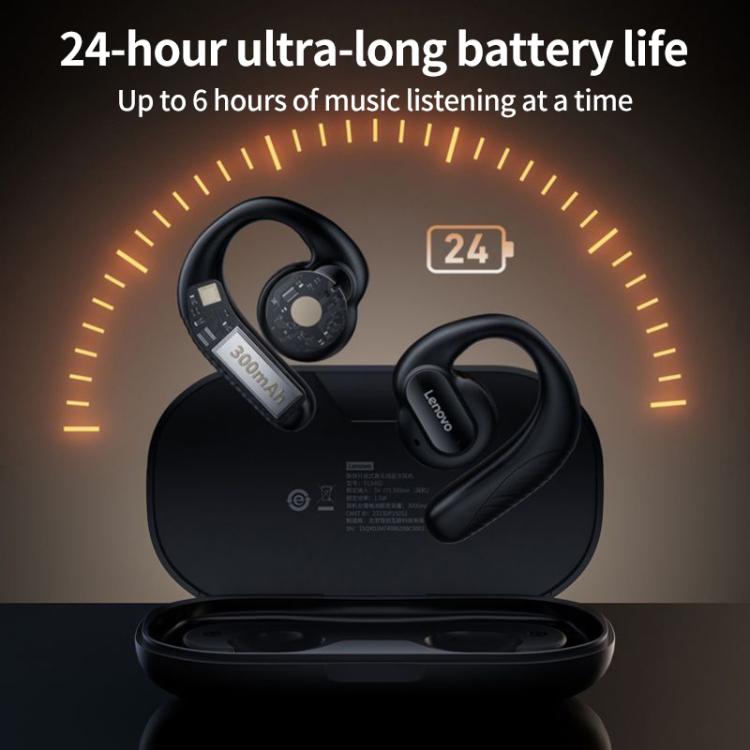 Auriculares inalámbricos Lenovo Tc3402 Bt 5.3 sonido envolvente 360 grados doble bocina (Blancos)